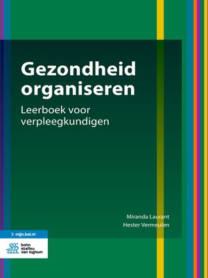 cover image of Gezondheid organiseren